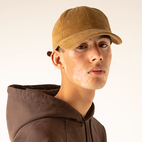 8 Wale Cord Sports Cap